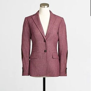 J Crew ELBOW-PATCH KEATING BOY BLAZER IN TWEED